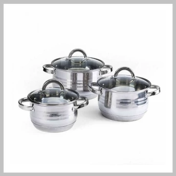 Linea Bjorghome Set di pentole in acciaio inox 6 pezzi BL-1225