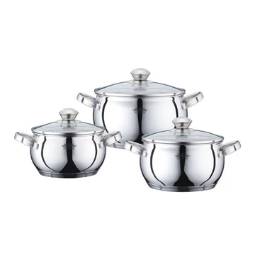 Bachmayer Set di pentole inox da 6 pezzi BM-15832