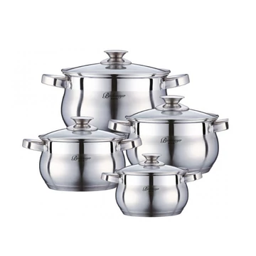 Bachmayer Set di pentole inox 8 pezzi BM-15833