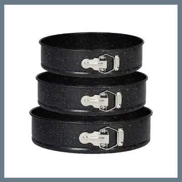 Bachmayer tortiera rotonda da 3 pezzi con clip BM-333
