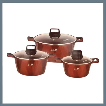 Set di pentole Bachmayer 6 pezzi BM-7601