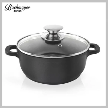 Bachmayer coperchio in marmo nero 28 cm vaso 28x12,5cm 6,5L - BM-7770-28
