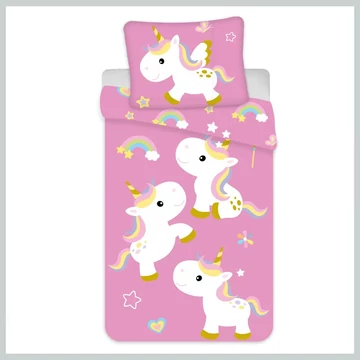Copriletto Unicorn Fun 135×200 cm, 80×80 cm BRM004047