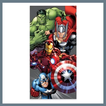Asciugamano da bagno Avengers Assembly, telo mare 60x120 cm BRM015968