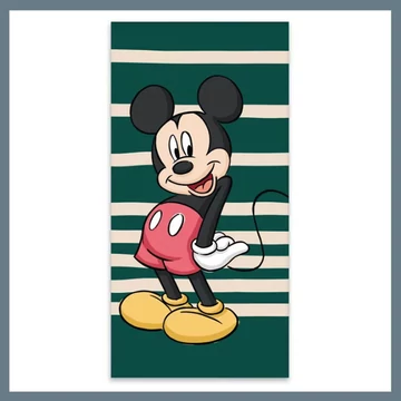 Asciugamano da bagno Disney Mickey Green, telo mare 60x120cm BRM016002