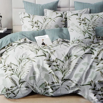 Set di biancheria da letto di alta qualità Bernadette 11 BL-05, 7 pezzi