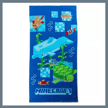 Minecraft Aquatic telo da bagno, telo mare 70x140cm CBX2425104MC