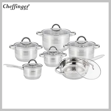 Set Cheffinger da 6 pezzi con coperchi (set da 12 pezzi) CF-SS1230