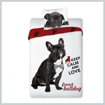 Copriletto French Bulldog 140×200 cm FRA547418