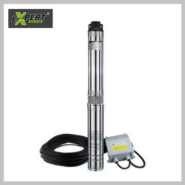 Pompa sommersa per pozzi profondi 370W 3,4 bar 20 metri di cavo GXDP3720