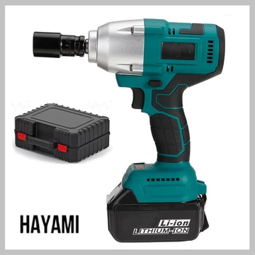 Avvitatore a impulsi HAYAMI con 2 batterie 188V HA-1007
