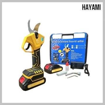 Forbici da potatura elettriche a batteria Hayami LCD – 68V con 2 batterie – Modello HA-1040