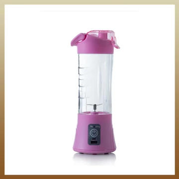 Mini frullatore portatile con porta USB, batteria ricaricabile, rosa HM-08