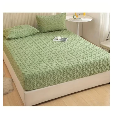 Coprimaterasso ultra morbido/protezione per materasso 180 x 200 cm verde HM251626Z