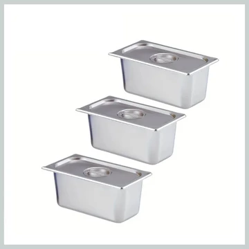 Set di contenitori in acciaio inossidabile - 3 pezzi JR1717259-3