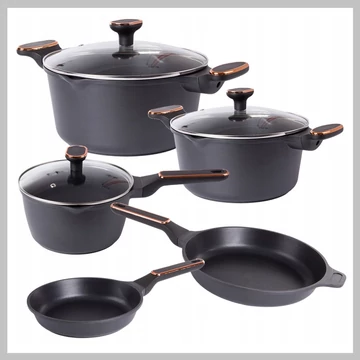 Set premium di pentole e padelle a induzione KingStyle – modello 07166