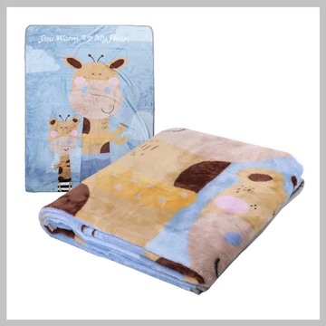 Coperta di peluche giraffa KOC03