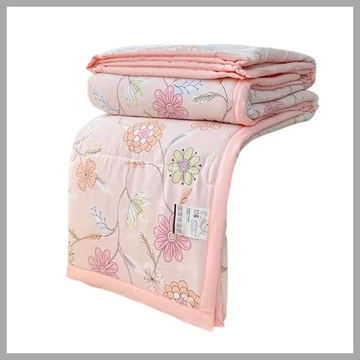 Coperta estiva con motivo – Motivo floreale rosa, 200 x 230 cm LC1219602-h