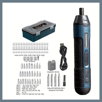 Cacciavite a batteria da 3,6 V - Set di 105 LH13268