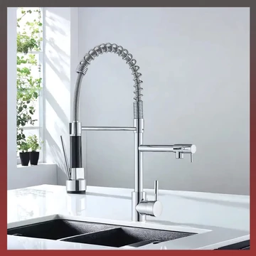 Lavello da cucina con doccia, argento LW809534-E