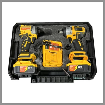 MUSTANG STAR - Set di 2 trapani a percussione - alimentazione a batteria MS-0702
