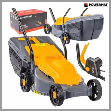 Rasaerba elettrico POWERMAT 2200W – Modello PM-KSE-2200MN | Larghezza di taglio 32 cm