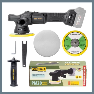 Lucidatrice a batteria Procraft (senza batteria e caricabatteria) PM20