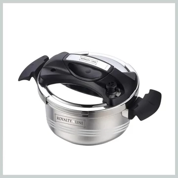 Pentola a pressione in acciaio inox 24 cm 6 L Royalty Line RL-24PS6L