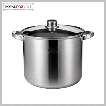 Pentola a induzione Royalty Line con coperchio 19 litri 34 x 24 cm RL-IN19