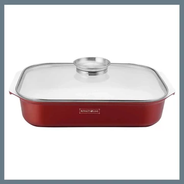 Royalty Line Teglia per arrosti con rivestimento in marmo 34 cm RL-ARG34ML