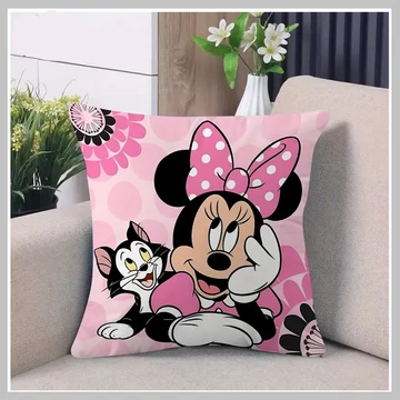 Cuscino Minnie Mouse &amp; Kitty rosa 45x45 cm RM1097183