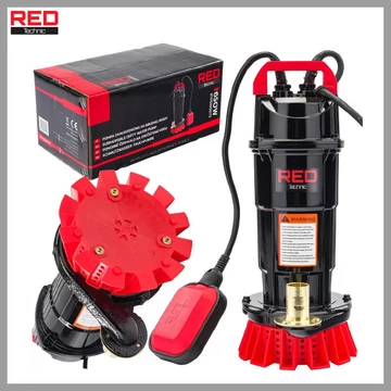 RED TECHNIC Pompa Sommergibile con Galleggiante – 650W, Modello RTPDW0073
