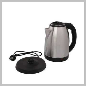Bollitore elettrico lucido, INOX 1500 W, capacità 2 litri, spegnimento automatico, LED SHN1500