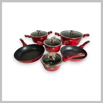 Set da 10 pezzi Silver Royal Metallic Line con rivestimento in marmo SR-2020