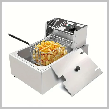 Friggitrice industriale NIRVA 6L - in acciaio inossidabile con vasca rimovibile XE1375490
