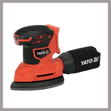 YATO Levigatrice vibrante a delta a batteria 84 x 184 mm 18 V Li-Ion (batteria + caricabatteria non inclusi) YT-82755