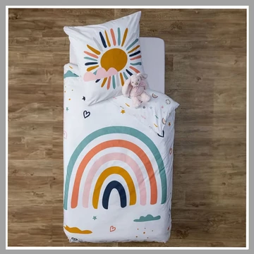 Biancheria da letto per bambini RAINBOW, 140 x 200 cm ZTN174018O