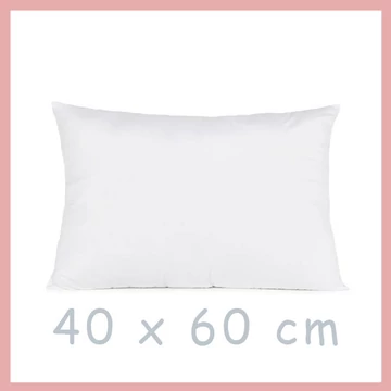 Cuscino bianco 40 cm x 60 cm
