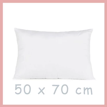 Cuscino bianco 50 cm x 70 cm