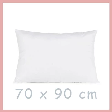 Cuscino bianco 70 cm x 90 cm