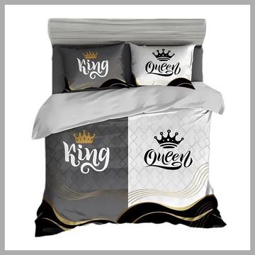 7 pezzi di biancheria da letto spessa Re e Regina 13 XZ king14