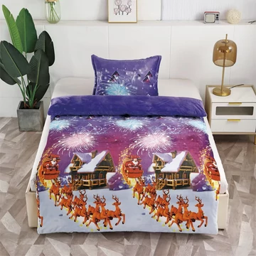 SANTA Coperta natalizia in microfibra 180 x 200 santa180