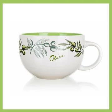 Tazza in ceramica OLIVES 660 ml, jumbo 60hh729ol