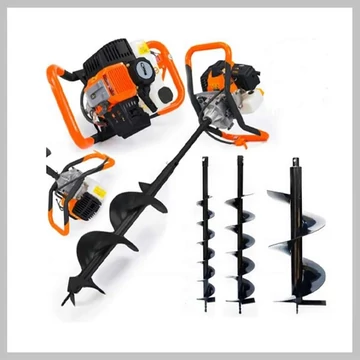 StarkTech Germany Trapano a scoppio per il terreno 52ccm 3200W ST-3200