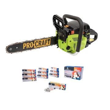 PROCRAFT K450L Motosega a scoppio da 3,8 CV, lama da 45 cm K450L