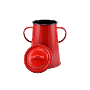 Perfect Home Vaschetta per grassi smaltata 2 litri rosso 10422