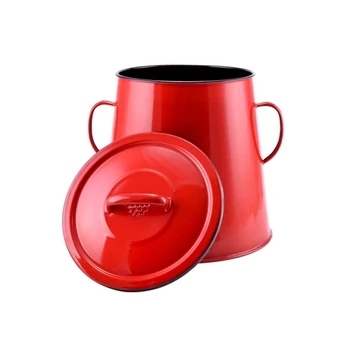 Perfect Home Vaschetta per grassi smaltata da 10 litri rossa 10428