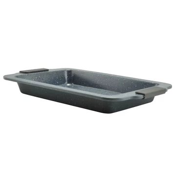 Teglia con Rivestimento Antiaderente Perfect Home 37x23 cm con Manici in Silicone – Modello 15714