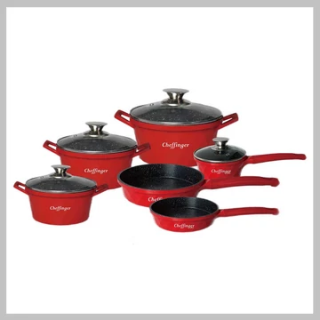 Set di pentole con rivestimento in ceramica Cheffinger 12 pezzi – CF-DIAC12