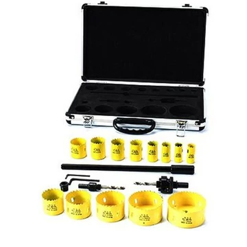 Set di Seghe a Tazza Haina Bi-Metal HSS – 17 Pezzi – Modello HB-6528